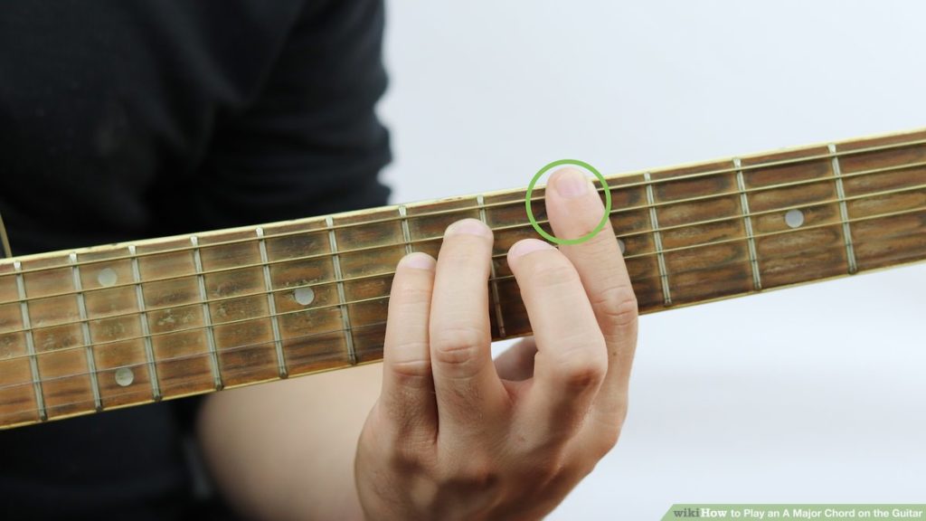 A major barchord on 5th fret